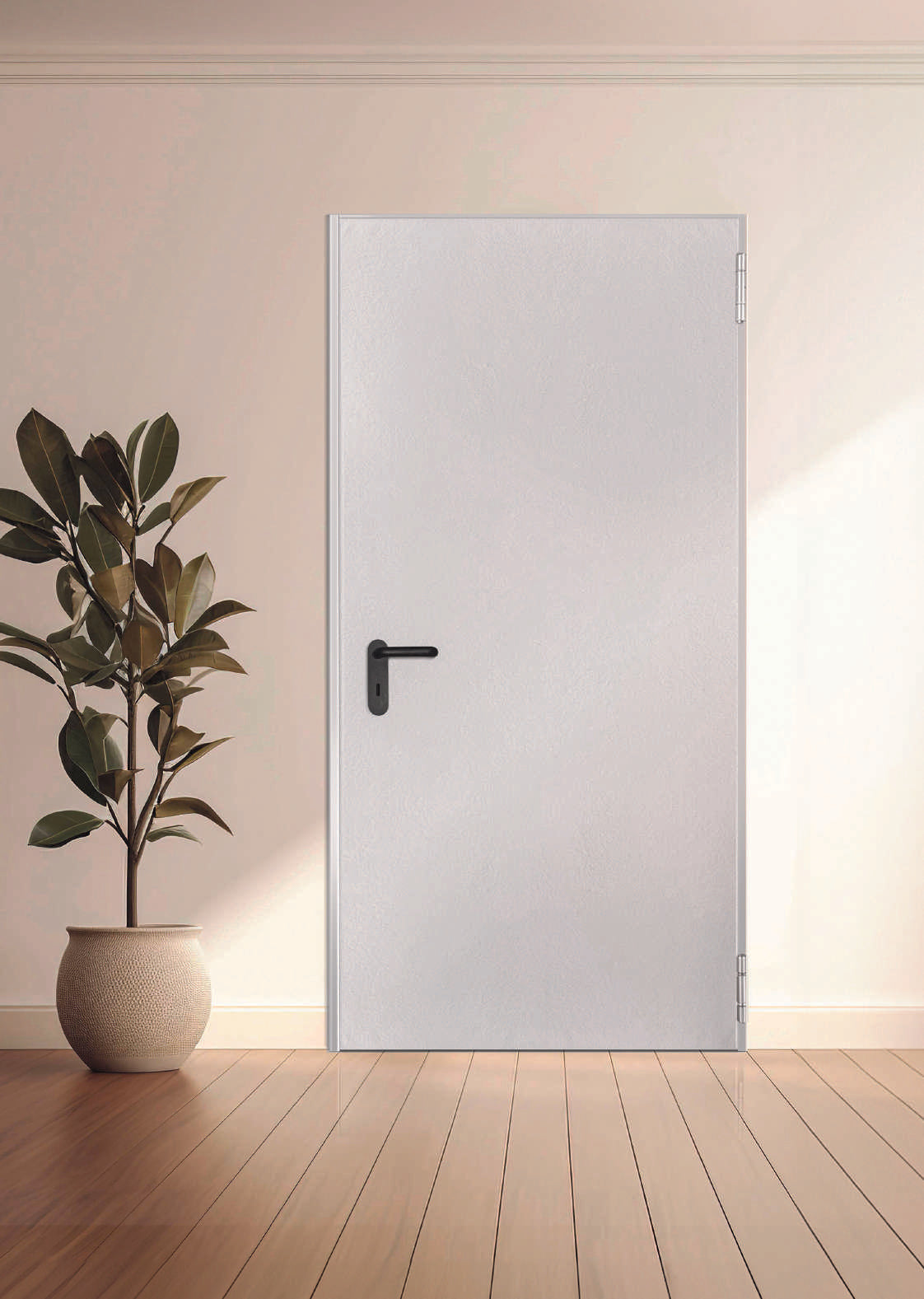Ambientazione Portalacasa Metal Usivari Bianco Goffrato.