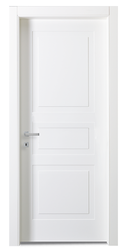 Anta di ricambio Trendy Pro Portalacasa, Bianco Laccato, apertura Battente. Foto ufficiale del modello.