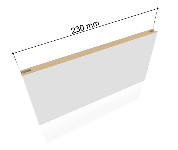 Asta allargamento muro 230x12x2235 bianco hd. Foto ufficiale Portalacasa.