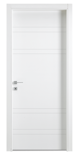 Anta di ricambio Dynamic Pro Portalacasa, Bianco Laccato, apertura Battente. Foto ufficiale del modello.