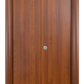Anta di ricambio Quadra Portalacasa, Noce, apertura Piego 50/50. Foto ufficiale del modello.