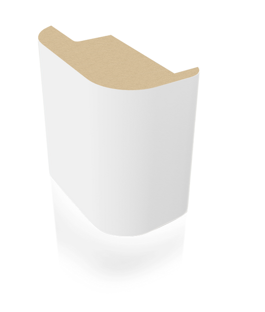 Kit 3 pezzi angolari fermapannello bianco laccato / bianco hd / bianco micro. Foto ufficiale Portalacasa.