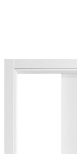 Kit scorrevole interno muro kls/l8 105 vuoto 72 bianco laccato. Foto ufficiale Portalacasa del telaio o kit; anta e maniglia eventualmente illustrate non incluse.