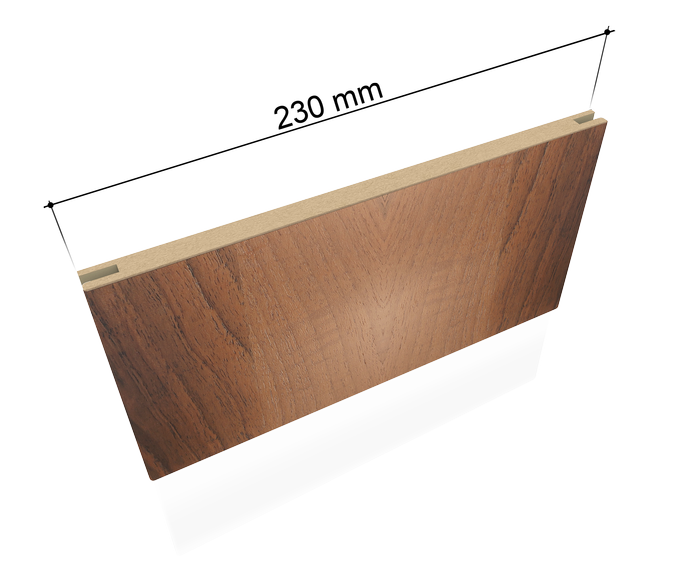 Asta allargamento muro 230x12x2235 noce. Foto ufficiale Portalacasa.