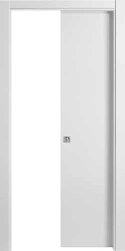 Anta di ricambio Bianco HD Portalacasa, Bianco HD, apertura Scorrevole a scomparsa. Foto ufficiale del modello.