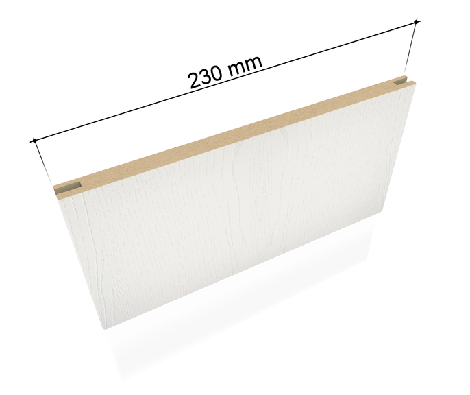 Asta allargamento muro 230x12x2235 bianco struttura. Foto ufficiale Portalacasa.