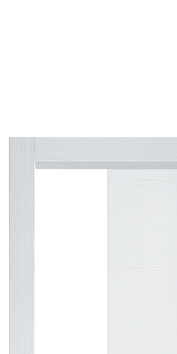 Kit scorrevole interno muro kls/l8 105 vuoto 72 bianco struttura. Foto ufficiale Portalacasa del telaio o kit; anta e maniglia eventualmente illustrate non incluse.