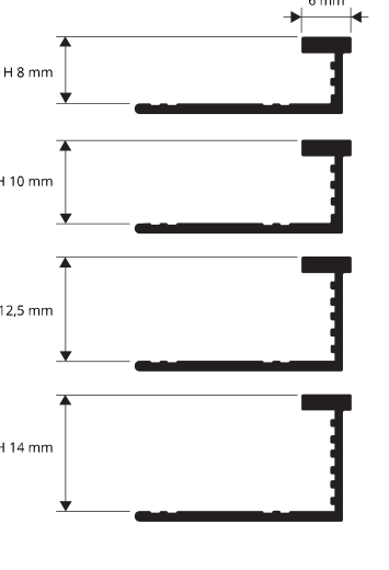 Proelegant Ottone cromato - immagine tecnica