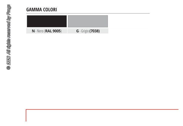 GDA Finitura GDAP - gamma colori