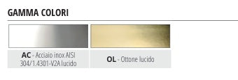 Propress Ottone lucido con adesivo - gamma colori