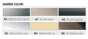 Procover Alluminio brillantato rame - gamma colori
