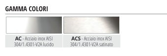 Procover Acciaio inox AISI 304 satinato - gamma colori