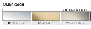 Projolly Quart Alluminio brillantato titanio - gamma colori