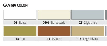 Projolly Eco Alluminio verniciato Grigio - gamma colori