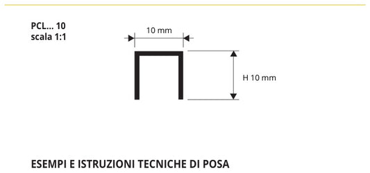 Procanal Ottone spazzolato - profilo tecnico