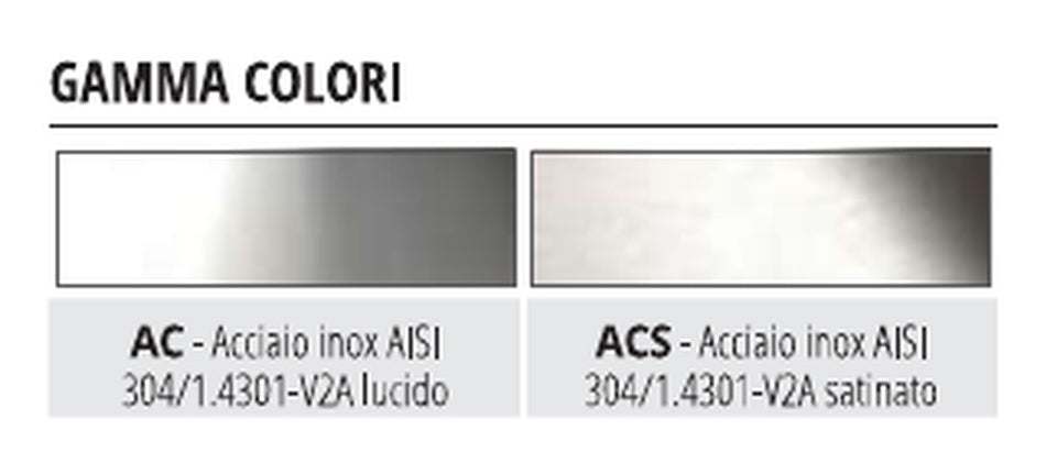 Prointer KL ACC 304 - finiture AC lucido e ACS satinato