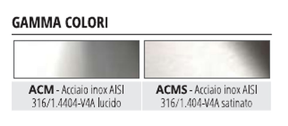 Prointer KL ACC 316 - finiture ACM lucido e ACMS satinato