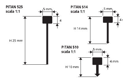 Projoint alluminio naturale - disegni tecnici