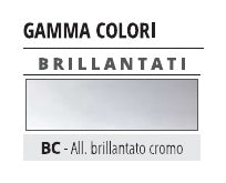 Projolly alluminio brillantato cromo - finitura BC