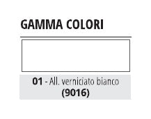Projolly alluminio verniciato - finitura bianco RAL 9016