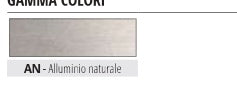 Prolevigal Alluminio naturale - finitura AN