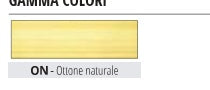 Prolevigal Ottone naturale - finitura ON
