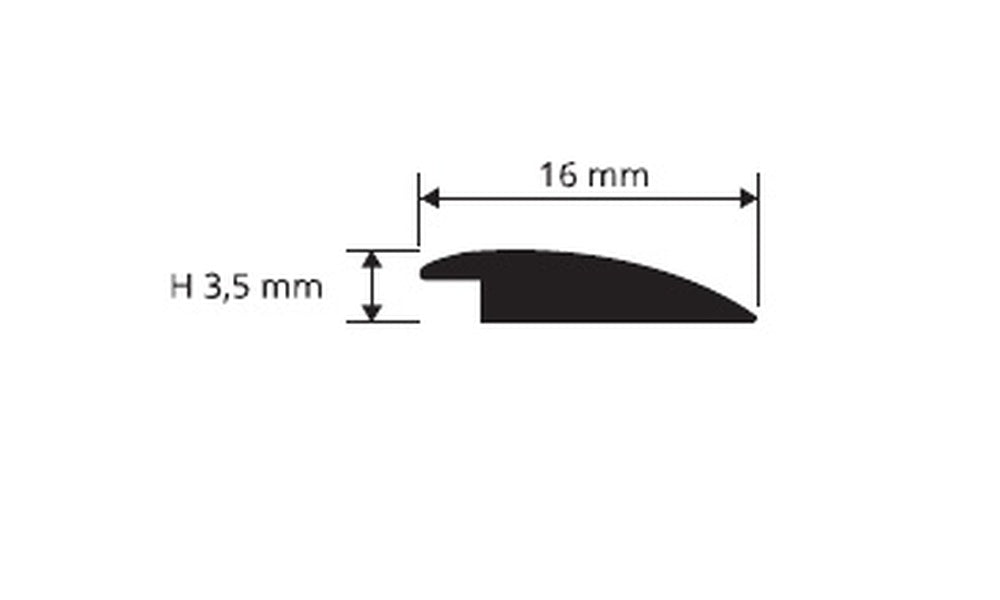 Prolinoleum - disegno tecnico 16 mm