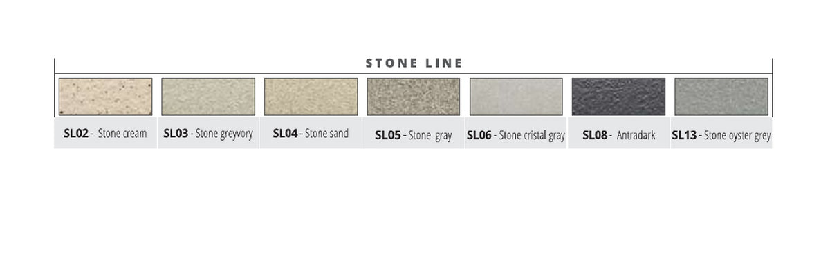 Prolistel P ALL Stone Line - gamma colori