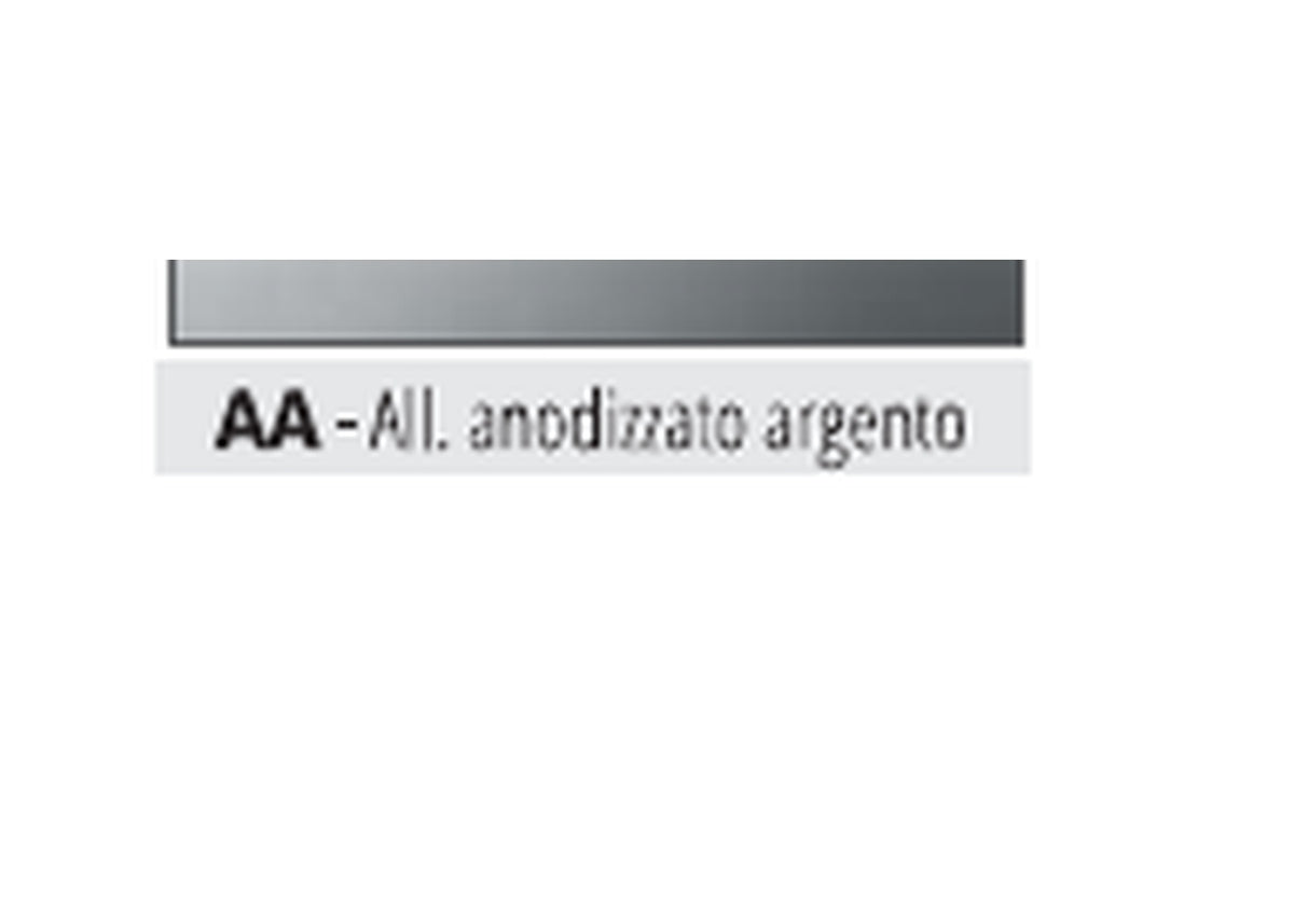 Proplate 80 ALZ - finitura AA alluminio anodizzato argento