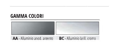 Proshell ALL - finiture AA argento e BC cromo