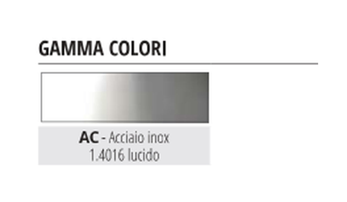 Prosol acciaio inox 1.4016 - finitura AC lucido