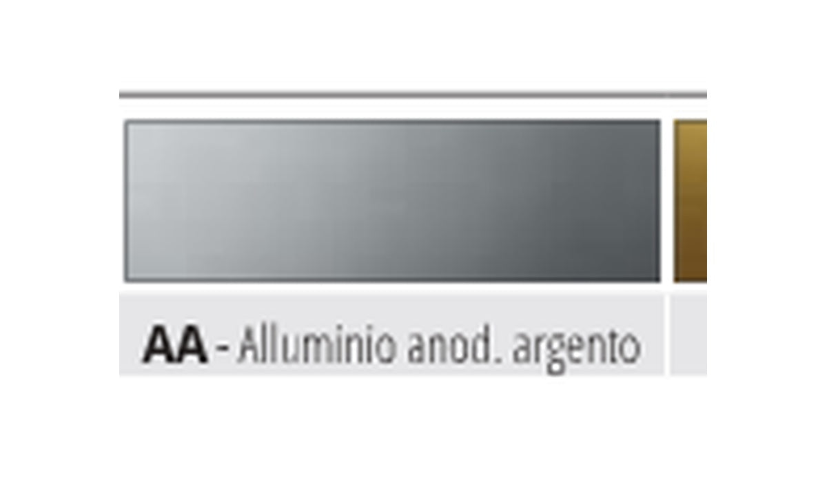Prosol alluminio forato - finitura AA anodizzato argento