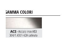 Prostair ACC - finitura ACS acciaio inox AISI 304 1.4301-V2A satinato