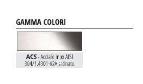 Prostair Grip ACC - finitura ACS acciaio inox AISI 304 1.4301-V2A satinato