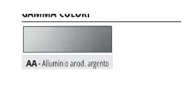 Prostair KL 20 - finitura AA alluminio anodizzato argento