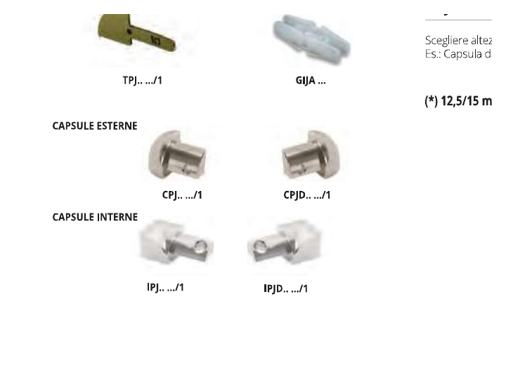Projolly capsule tappi e giunzioni alluminio brillantato cromo