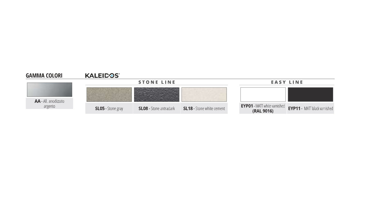 Proshadow Gap 25 Progress Profiles - gamma colori