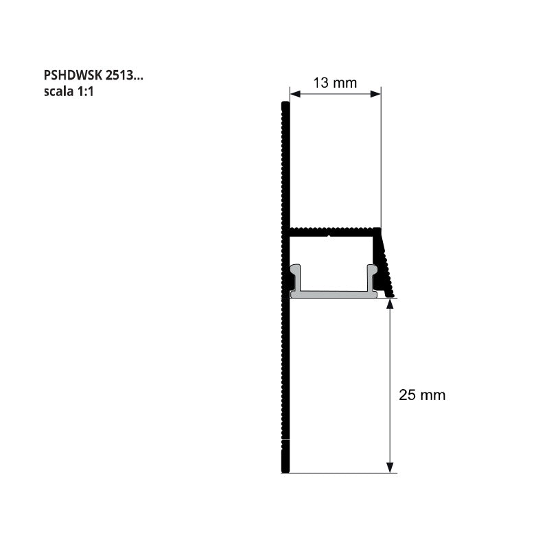Proshadow Gap 2513 - disegno tecnico