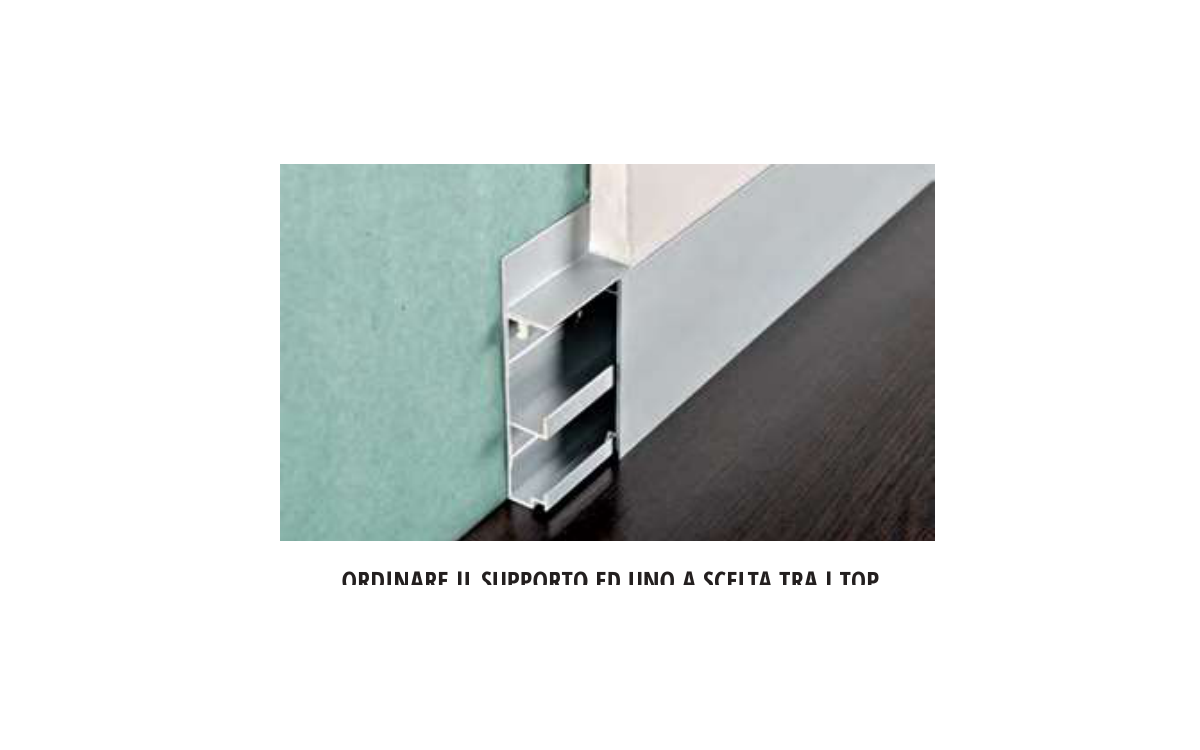 Proskirting Flat - render ambientato