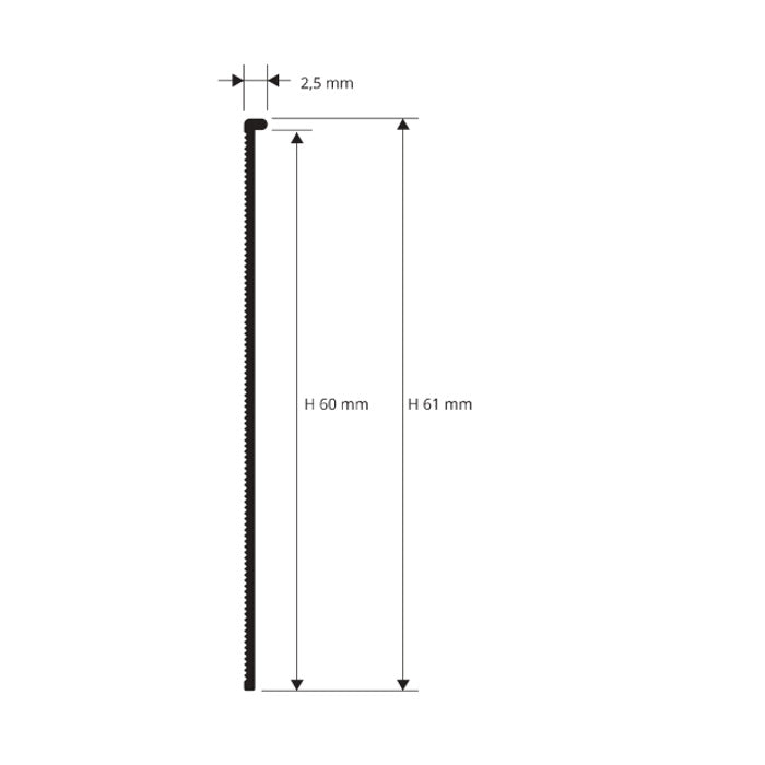 Proskirting Line - disegno tecnico