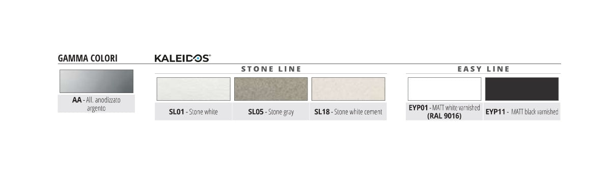 Proskirting List 40 - gamma colori