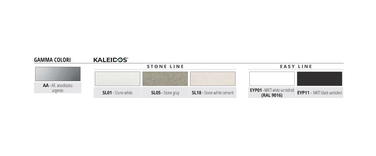 Proskirting List 80 gamma colori