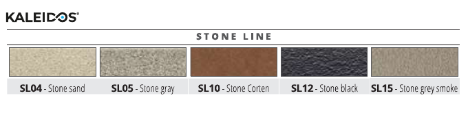 Proterrace Eco Drip Alluminio Stone Line Stone sand - gamma colori
