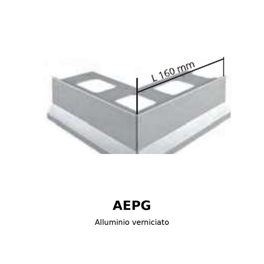 Proterrace PCG Alluminio verniciato Angolo esterno - AEPG