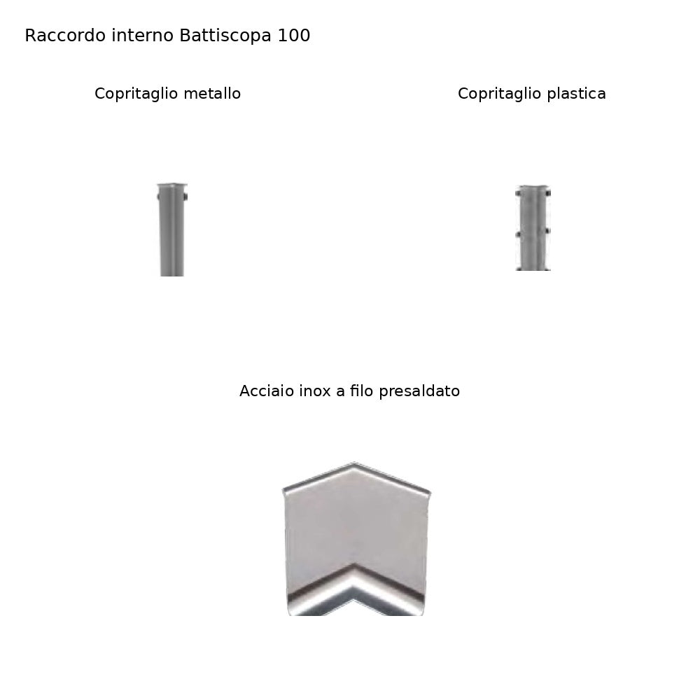 Raccordo interno Battiscopa 100 Progress Profiles