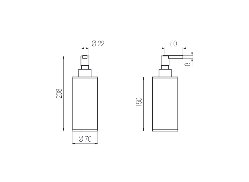 Radomonte ACX22 - disegno tecnico