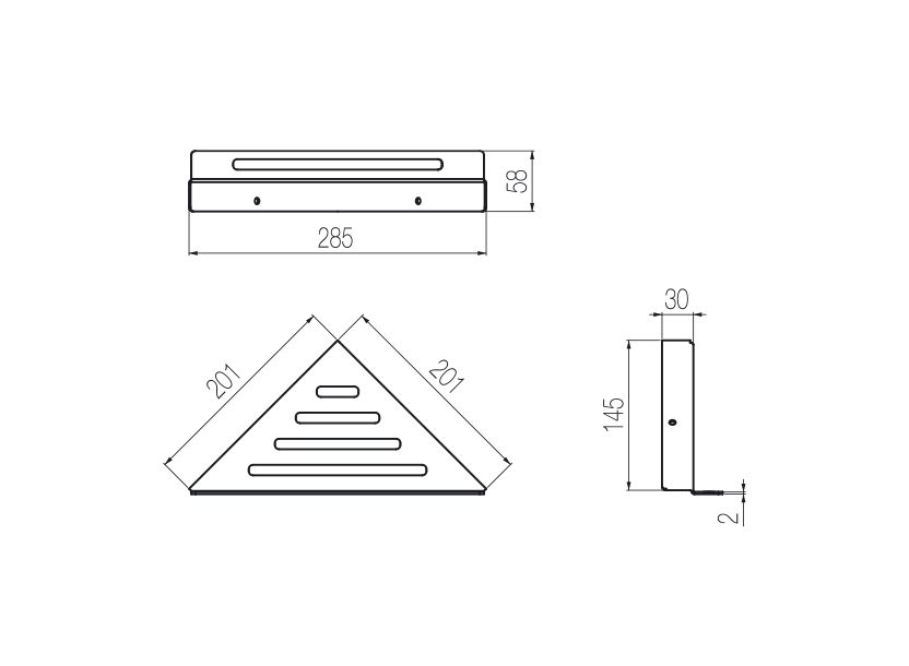 Radomonte ACX9 - disegno tecnico