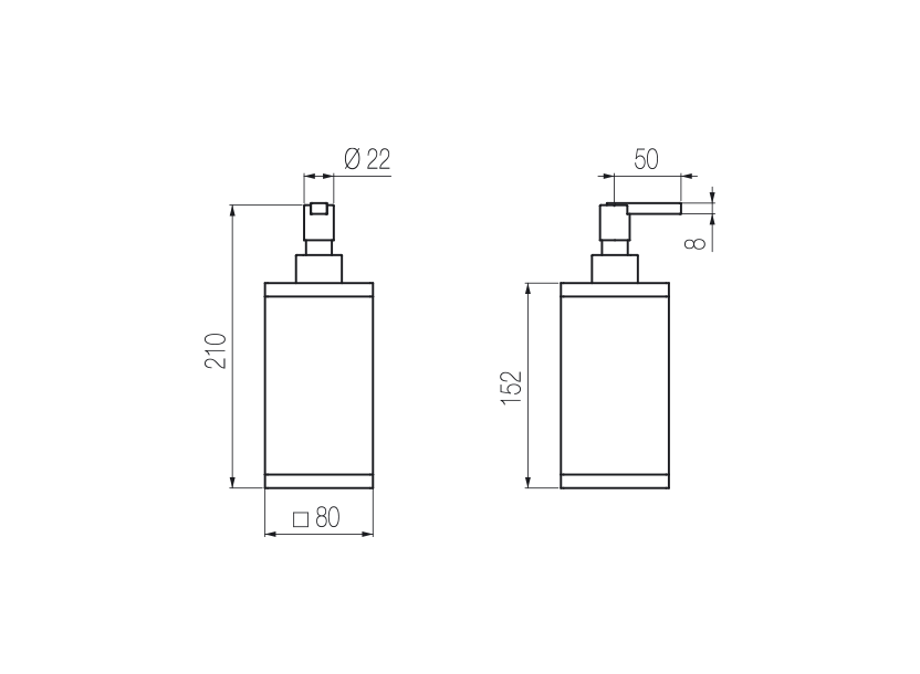 Radomonte AQX22 - disegno tecnico