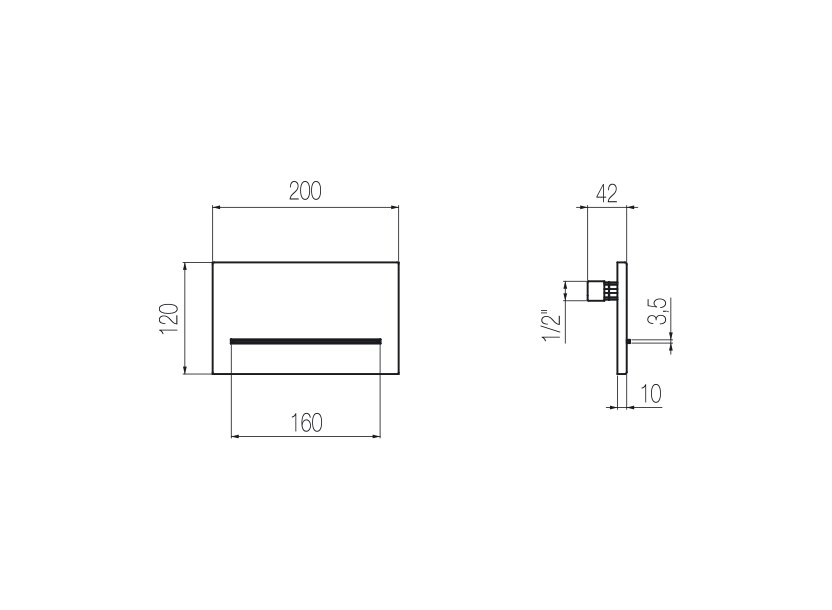 Radomonte CAS10 - disegno tecnico