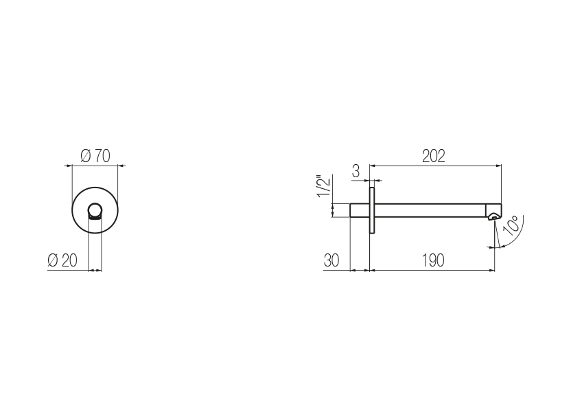 Radomonte CHM19 - disegno tecnico